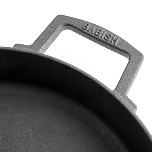 Babish Cast Iron Preseasoned Skillet, 10-Inch