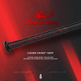 EASTON Ghost X Hyperlite -12 (2 3/4) USSSA Senior League Baseball Bat | 2019 | 1 Piece Composite | EXACT Carbon | Speed End Cap | Lizard Skin Grip